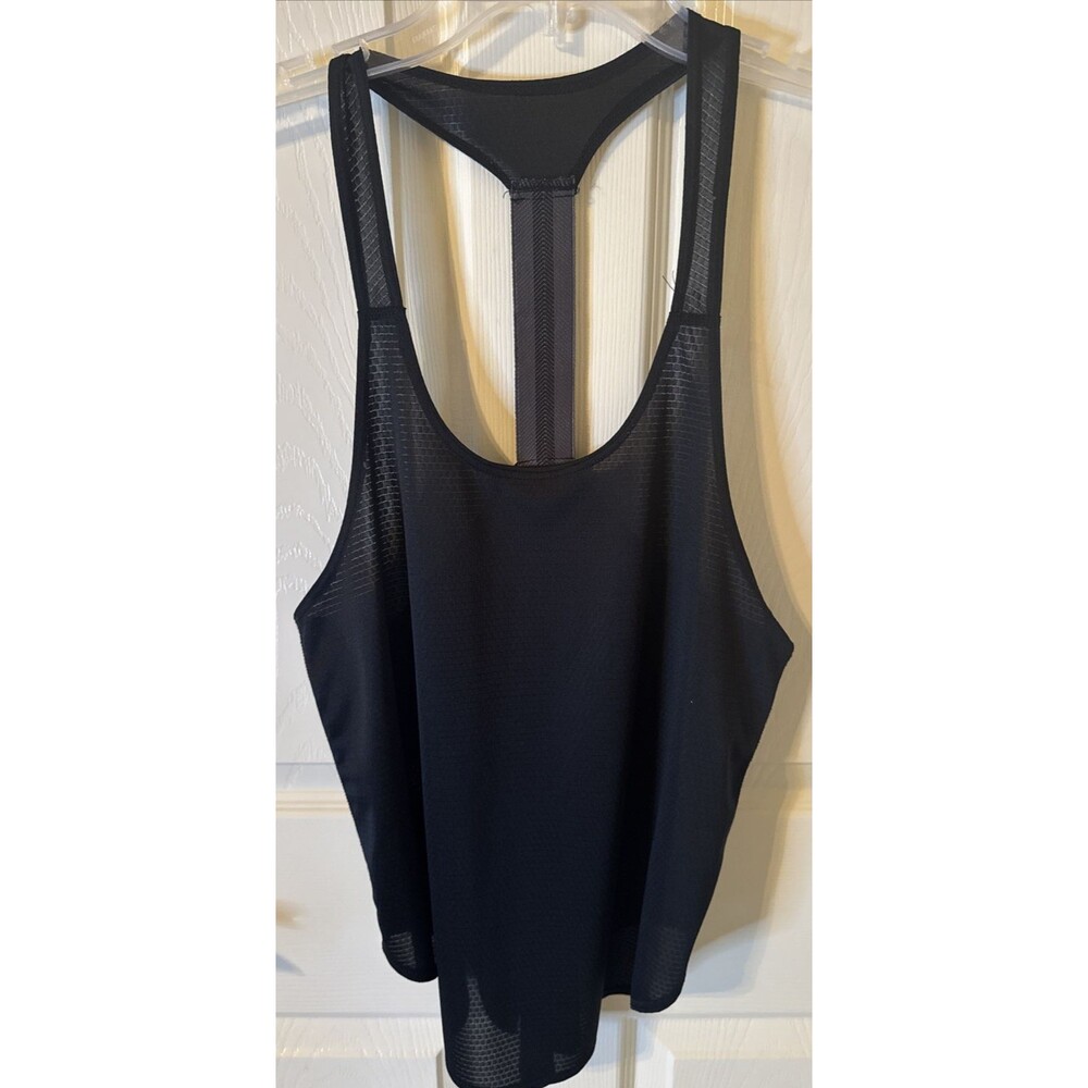 Balance Collection, Yoga Athletic T back Black Tank top (Size S/M)